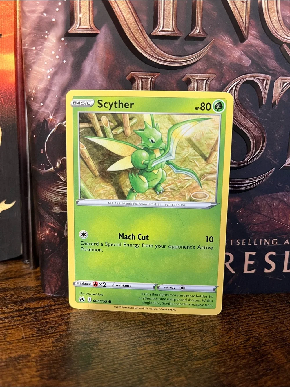Scyther Trading Card Pokemon Crown Zenith 006/159